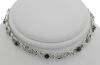 9K White Gold Black Diamond link bracelet - 3