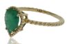 18K Yellow Gold Emerald Dress Ring - 2