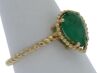 18K Yellow Gold Emerald Dress Ring - 5