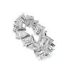 18K White Gold 4.17 Ct TDW Lab Diamond Eternity ring - 3