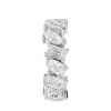 18K White Gold 4.17 Ct TDW Lab Diamond Eternity ring - 4