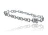 18K White Gold Diamond flexible link bracelet - 2