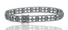 18K White Gold Diamond flexible link bracelet - 2