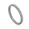 18K White Gold Diamond Eternity Ring - 3