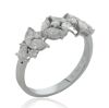 18K White Gold Diamond Dress Ring - 3