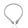 18K White Gold TDW 3.19 ct Lab Diamond Tennis Bracelet - 4