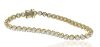 18K Yellow Gold TDW 5.25ct Lab Diamond Tennis Bracelet