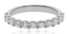 18K White Gold 1Ct TDW Lab Diamond band ring