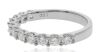 18K White Gold 1Ct TDW Lab Diamond band ring - 2