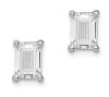 18K White Gold 1.05 Ct TDW Lab Grown Diamond Stud Earrings