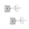 18K White Gold 1.05 Ct TDW Lab Grown Diamond Stud Earrings - 3