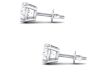 18K White Gold 3.05 Ct TDW Lab Grown Diamond Stud Earrings IGI Certified - 2