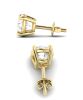 18K Yellow Gold 4.04 Ct TDW Lab Grown Diamond Stud Earrings - 3