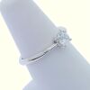 18K White Gold 0.51ct Lab Grown Solitare Ring - 5