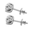 18K White Gold 2.09 Ct TDW Lab Grown Diamond Stud Earrings - 4