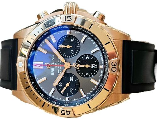 Breitling Chronomat B01 18k Red Gold