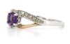 14K White Gold, 1.77ct Lightning Ridge Opal and Diamond, Halo Ring - 2