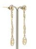 14K Yellow Gold, Light Fancy Yellow Diamond, Drop Earrings - 2