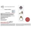 14K Yellow Gold, Amethyst and Diamond, Vintage Inspired Halo Ring - 4