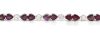 14K White Gold, Ruby and Diamond, Line Bracelet - 2