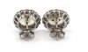 14K White Gold, Heliodor and Diamond, Halo Stud Earrings - 3