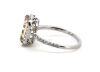 14K White Gold, Heliodor and Diamond, Halo Ring - 2