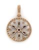 14K Rose Gold, Blue Sapphire and Diamond, Decorative Pendant - 3