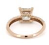 14K Rose Gold and Diamond, Classic Ring - 3