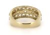 14K Yellow Gold and Diamond, Multi-Row Statement Ring - 3