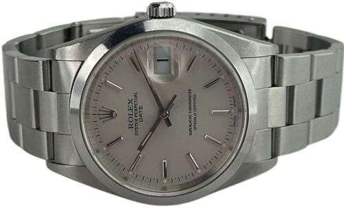 Rolex Oyster Perpetual Date 34mm White Dial 15200