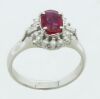 Platinum Ruby and Diamond Dress Ring - 2