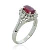 Platinum Ruby and Diamond Dress Ring - 3