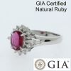 Platinum Ruby and Diamond Dress Ring - 5