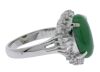 Platinum Jade and Diamond Art Deco style Ring - 3