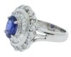 Platinum Sapphire and Diamond Dress Ring - 2