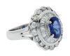 Platinum Sapphire and Diamond Dress Ring - 3