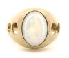 9K Yellow Gold, 3.21ct Coober Pedy Opal, Statement Ring