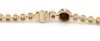 14K Yellow Gold, Ruby and Diamond, Line Bracelet - 6