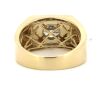 14K Yellow Gold, Champagne Diamond, Gents Ring - 2