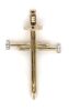 14K Yellow Gold, 0.91ct TDW Diamond, Crucifix Pendant - 3