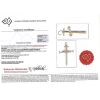 14K Yellow Gold, 0.91ct TDW Diamond, Crucifix Pendant - 4