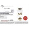 14K Yellow Gold, Champagne Diamond, Trilogy Style Ring - 4