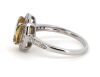 14K White Gold, Heliodor and Diamond, Halo Ring - 2