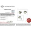 14K White Gold, Heliodor and Diamond, Halo Stud Earrings - 4