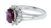 platinum ruby and diamond dress ring - 2