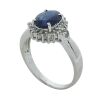 platinum sapphire and diamond dress ring - 4