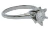 platinum diamond solitaire ring - 2