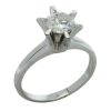 platinum diamond solitaire ring - 4