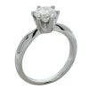 platinum diamond solitaire ring - 3