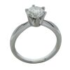 platinum diamond solitaire ring - 4